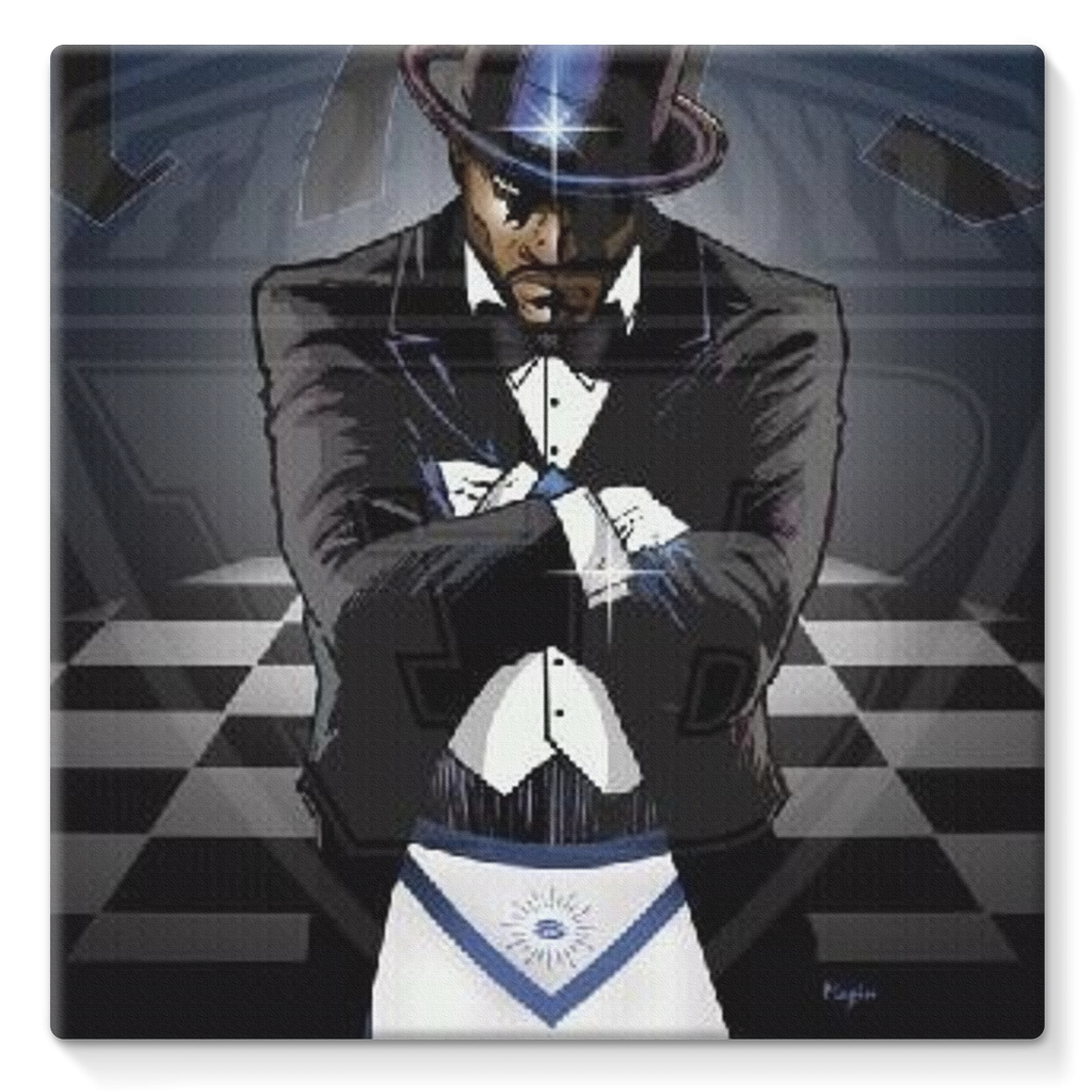 American Builder Stretched Canvas