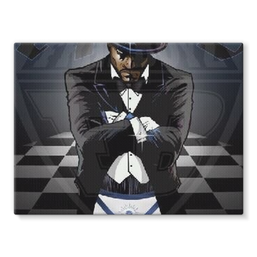 American Builder Stretched Canvas