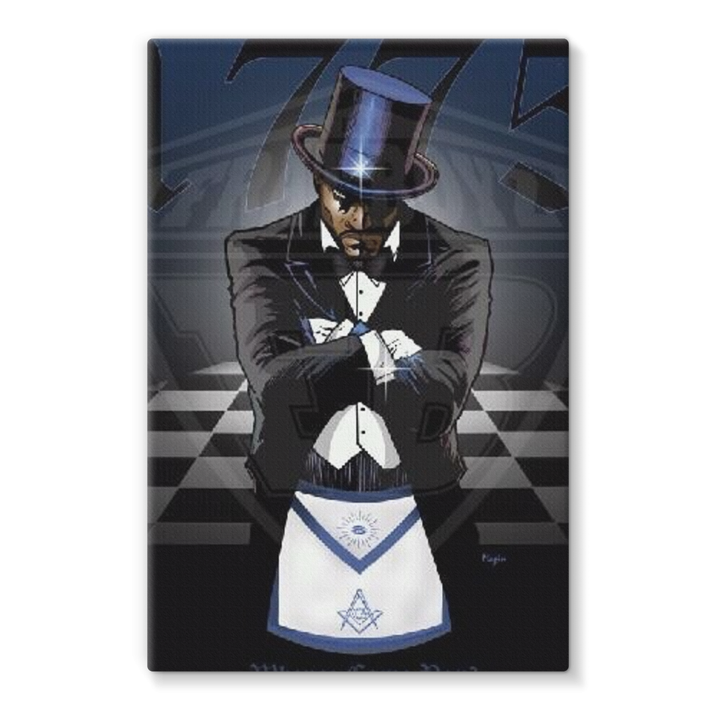 American Builder Stretched Canvas