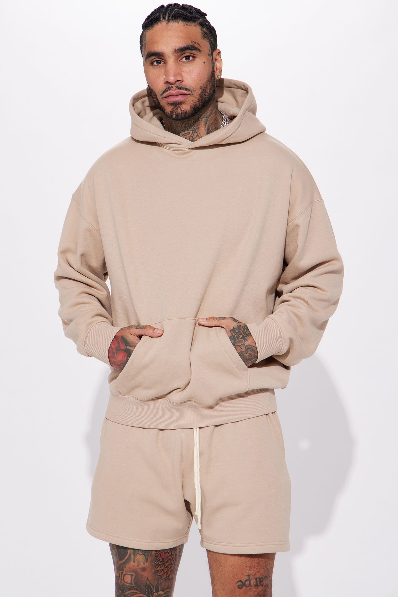 Tyson Oversized Heavyweight Hoodie - Black - HCWP 