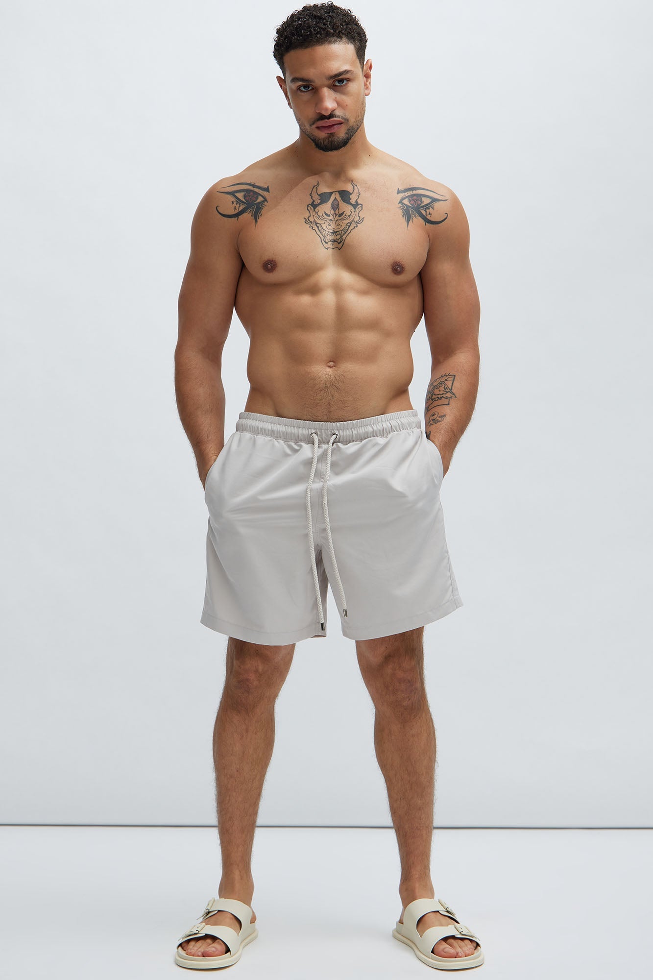 Montez Swim Trunk Classic - Stone - HCWP 
