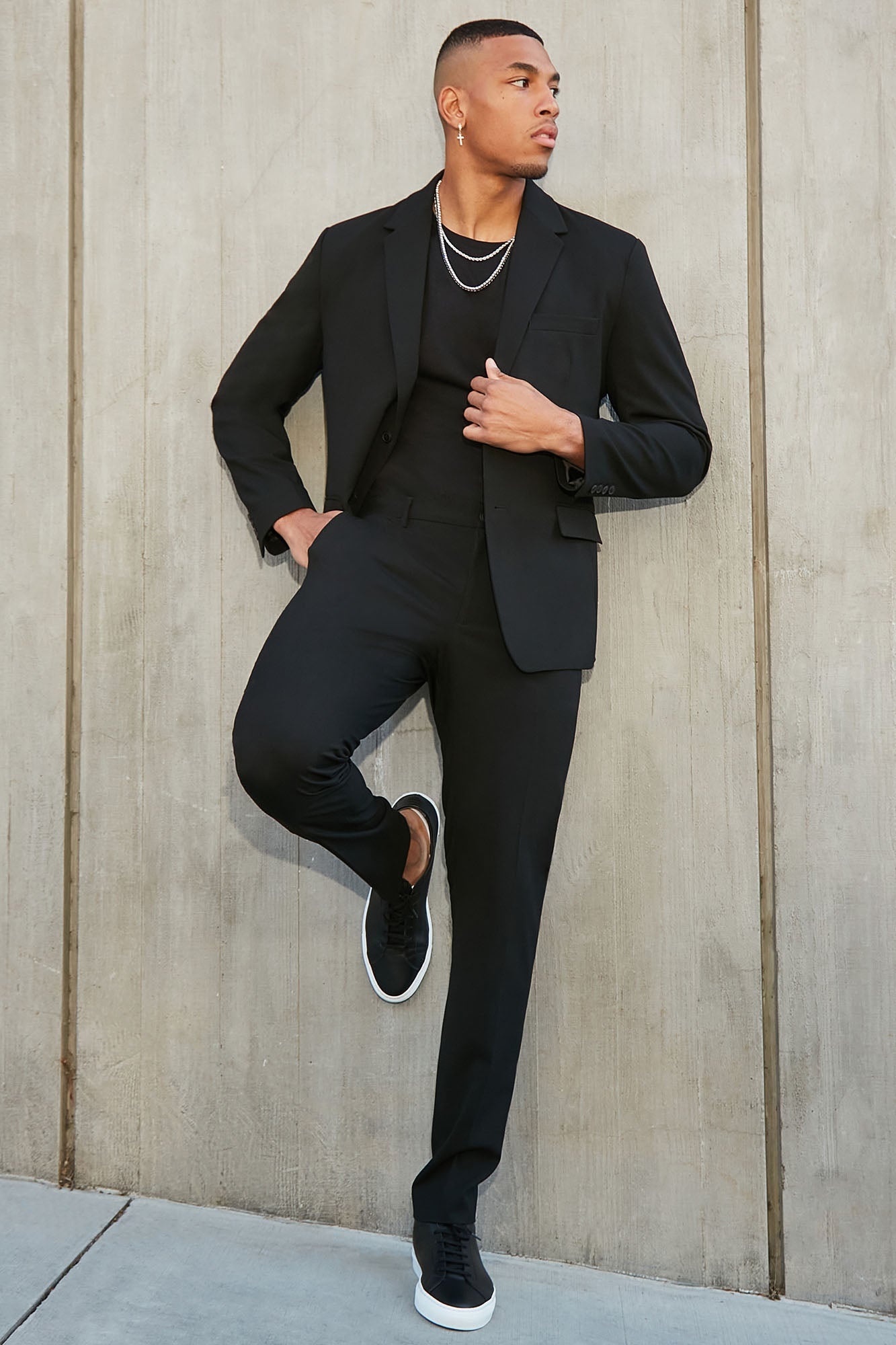 The Modern Stretch Slim Trouser - Mauve - HCWP 