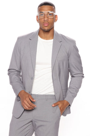 The Modern Stretch Suit Jacket - Blue