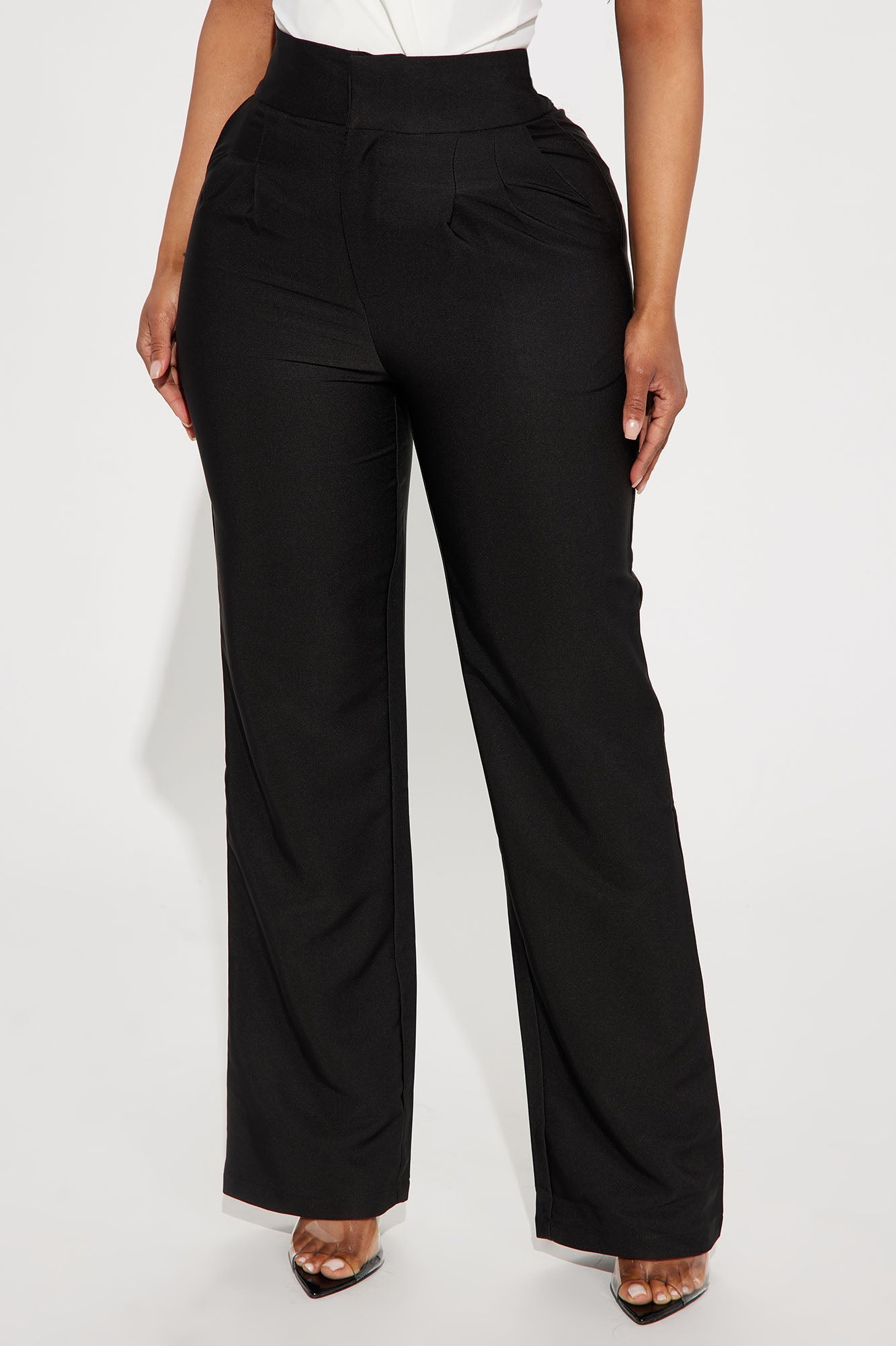 Diana Wide Leg Trouser - Khaki - HCWP 