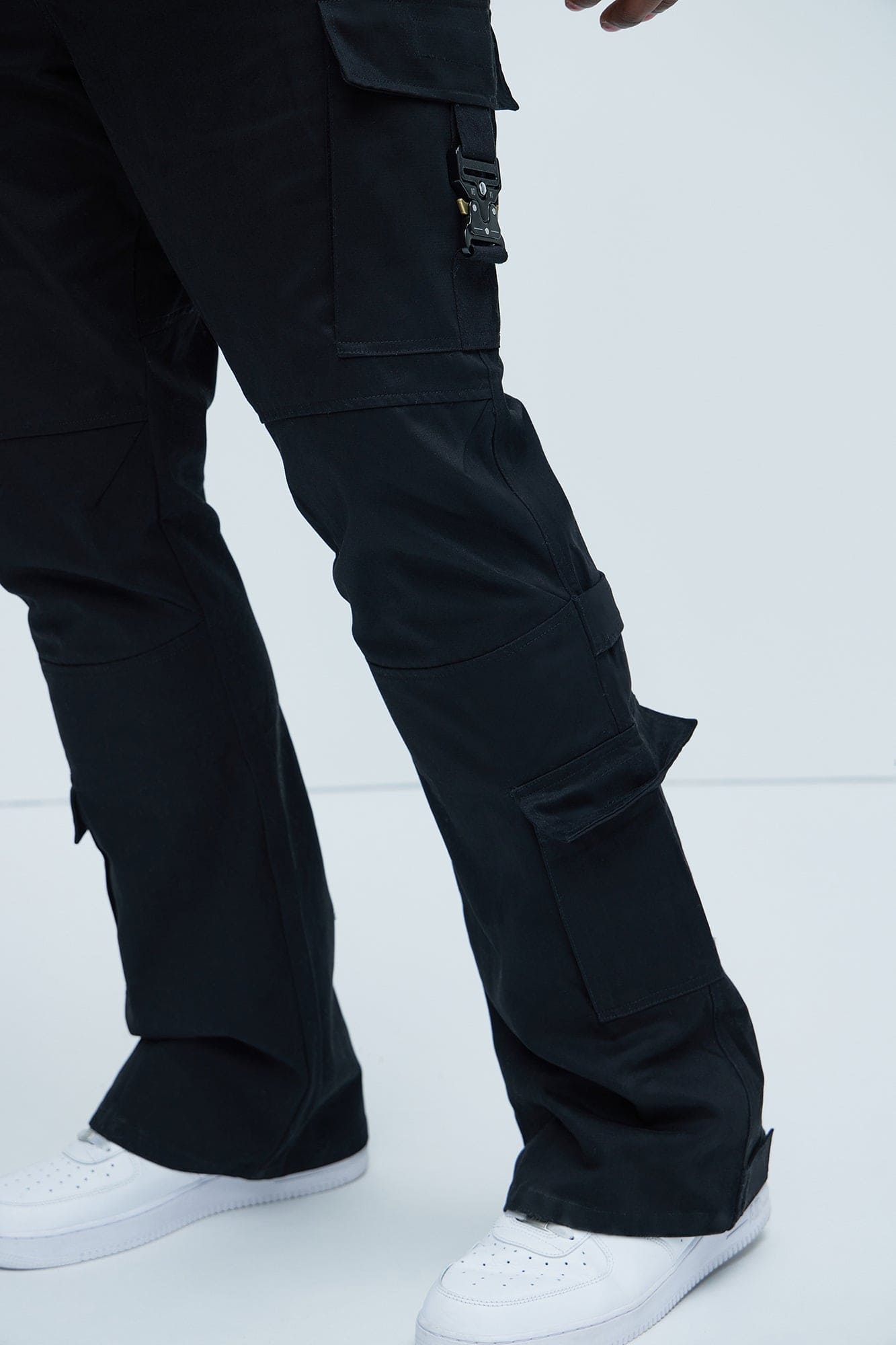 Nikko Slim Flare Pants - Black - HCWP 