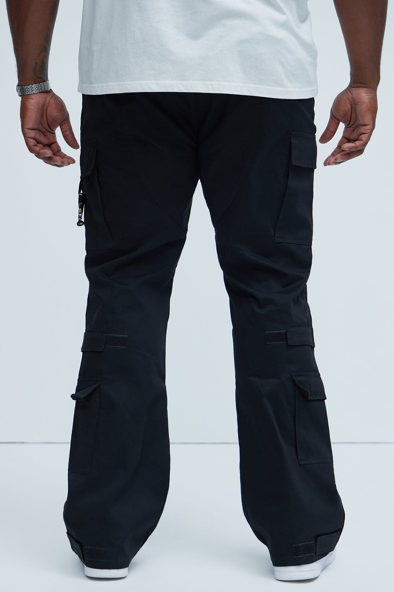 Nikko Slim Flare Pants - Black - HCWP 
