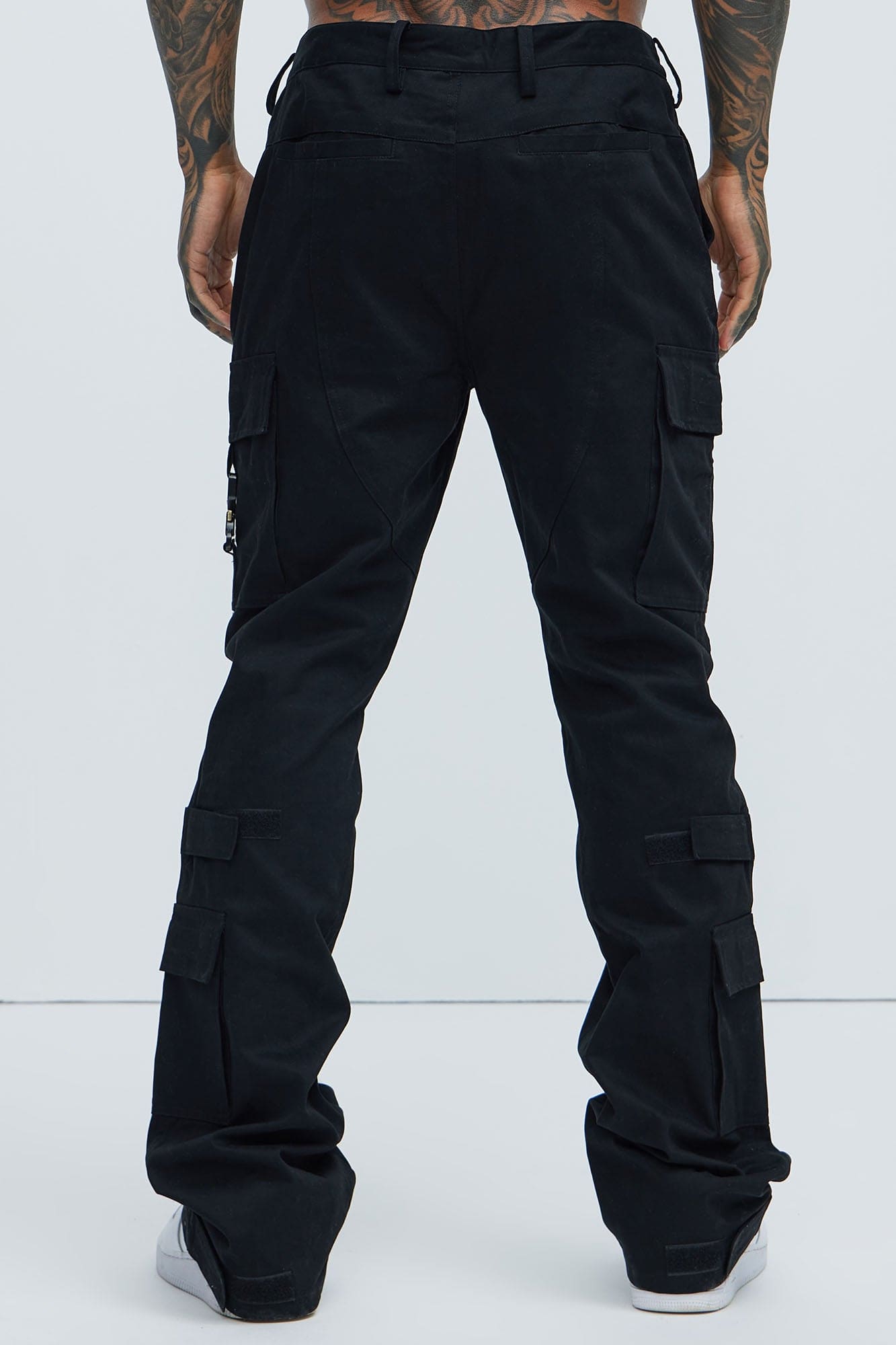 Nikko Slim Flare Pants - Black - HCWP 
