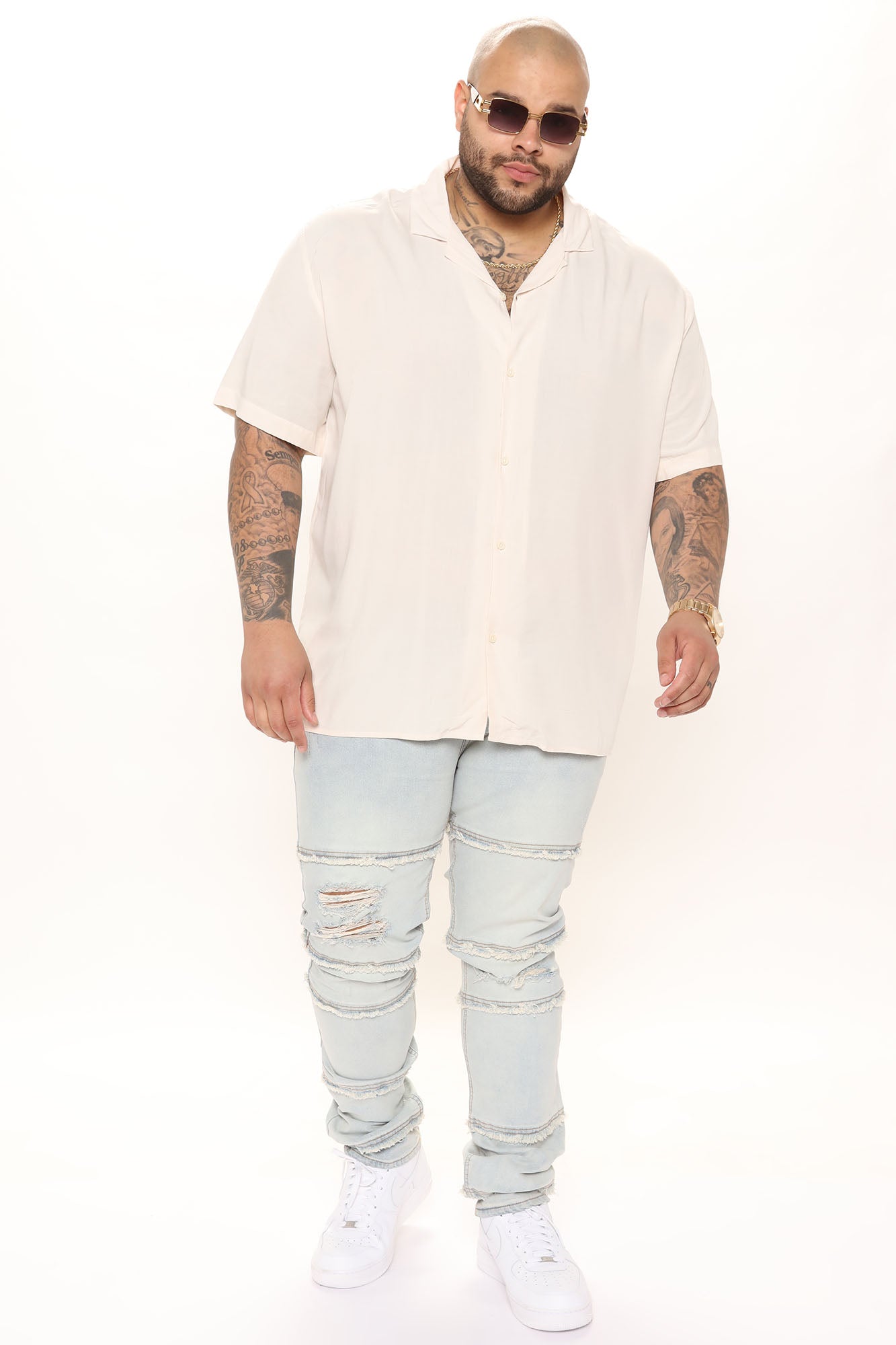 Dawson Short Sleeve Woven Top - Black - HCWP 