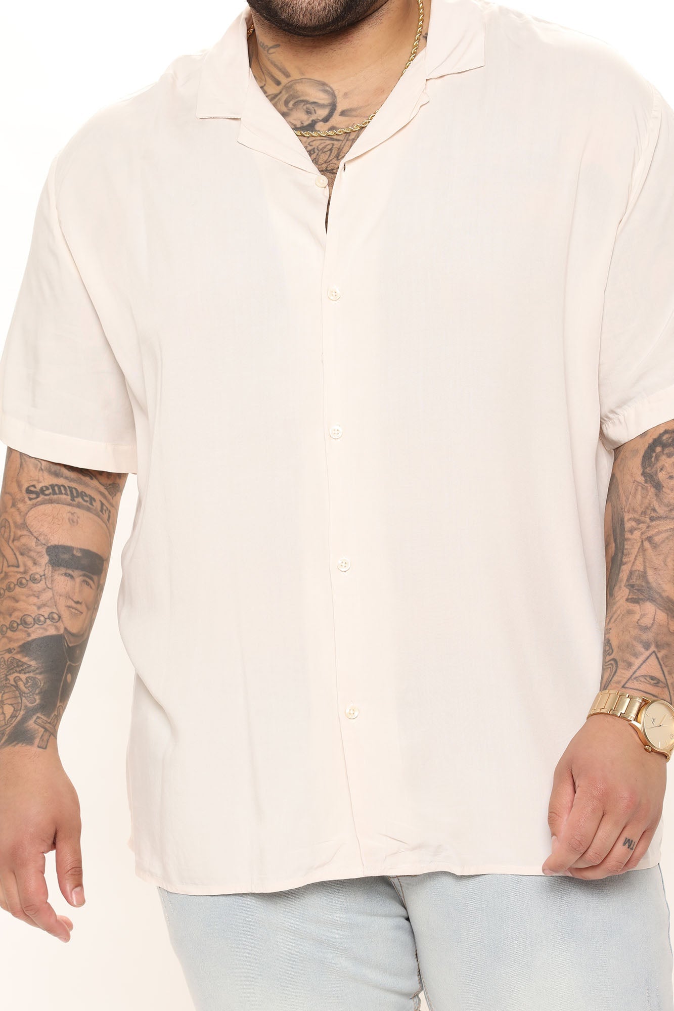 Dawson Short Sleeve Woven Top - Black - HCWP 