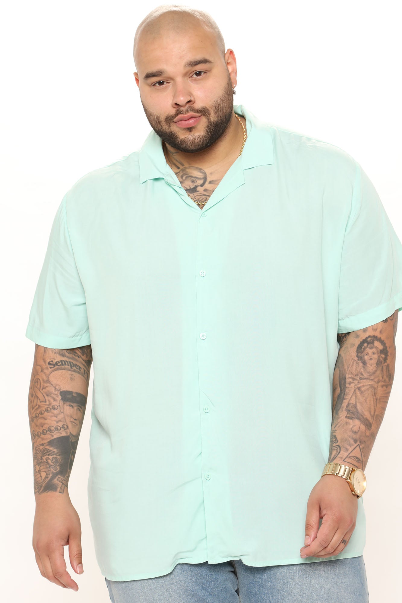 Dawson Short Sleeve Woven Top - Black - HCWP 