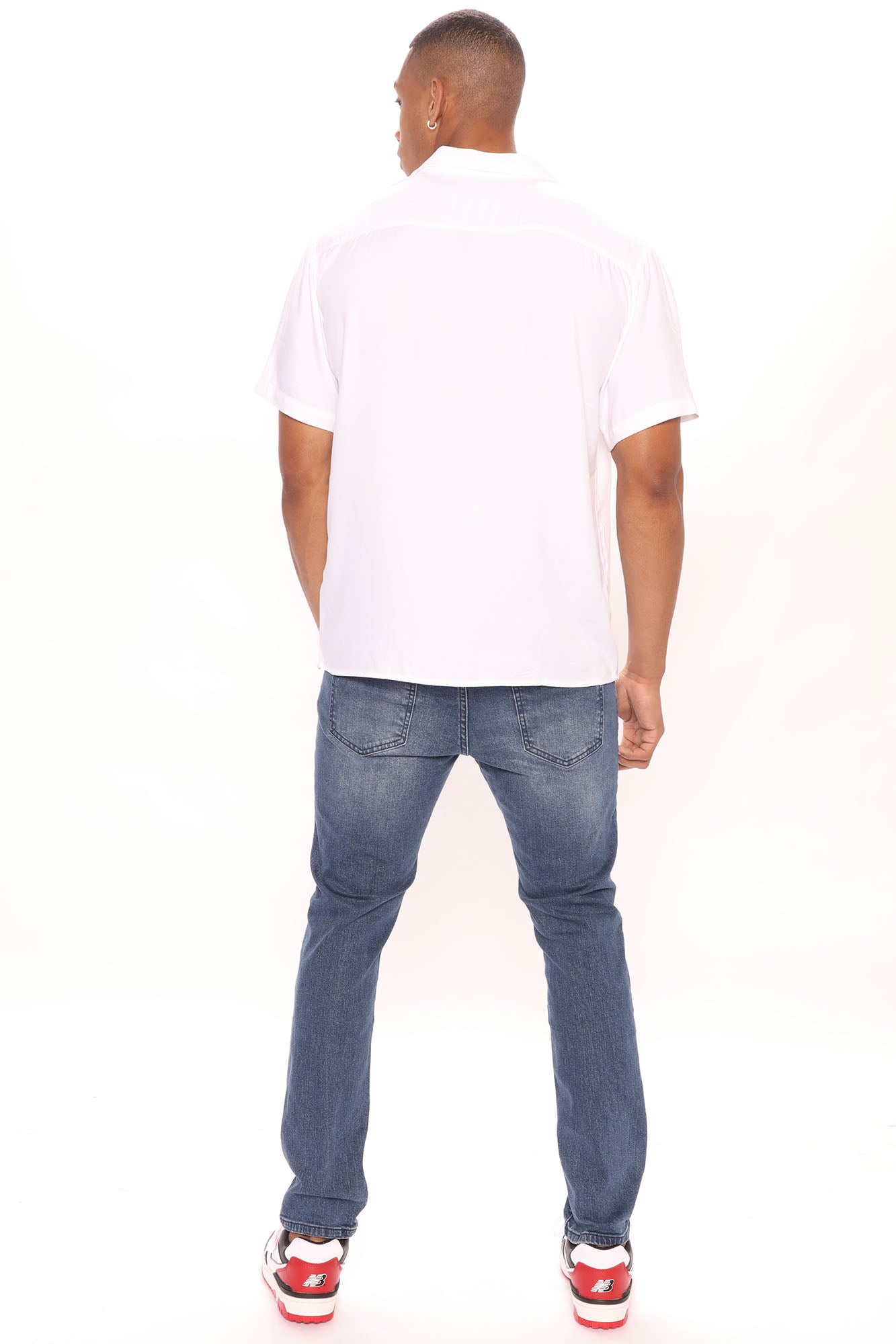 Dawson Short Sleeve Woven Top - Black - HCWP 