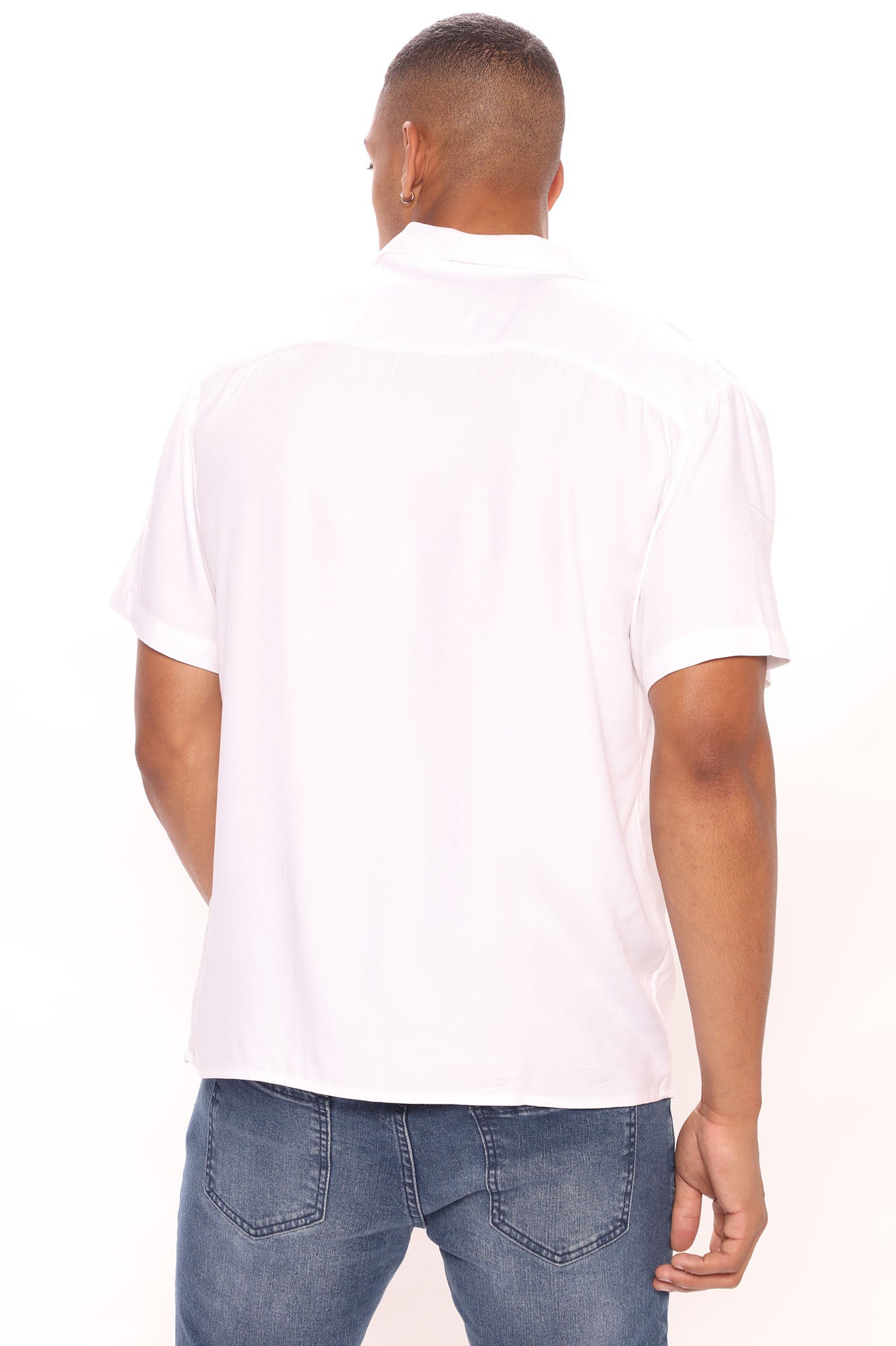 Dawson Short Sleeve Woven Top - Black - HCWP 