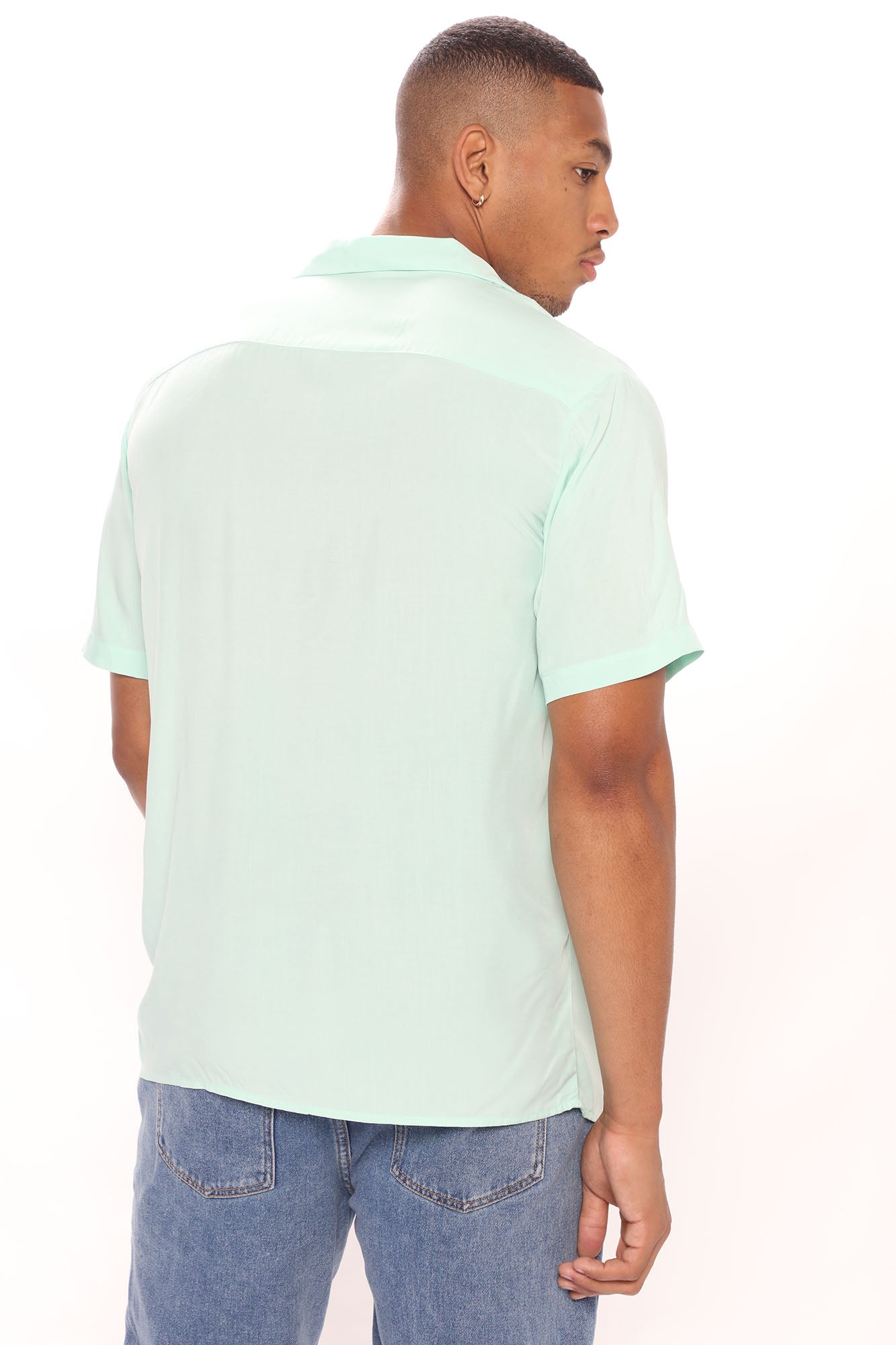 Dawson Short Sleeve Woven Top - Black - HCWP 