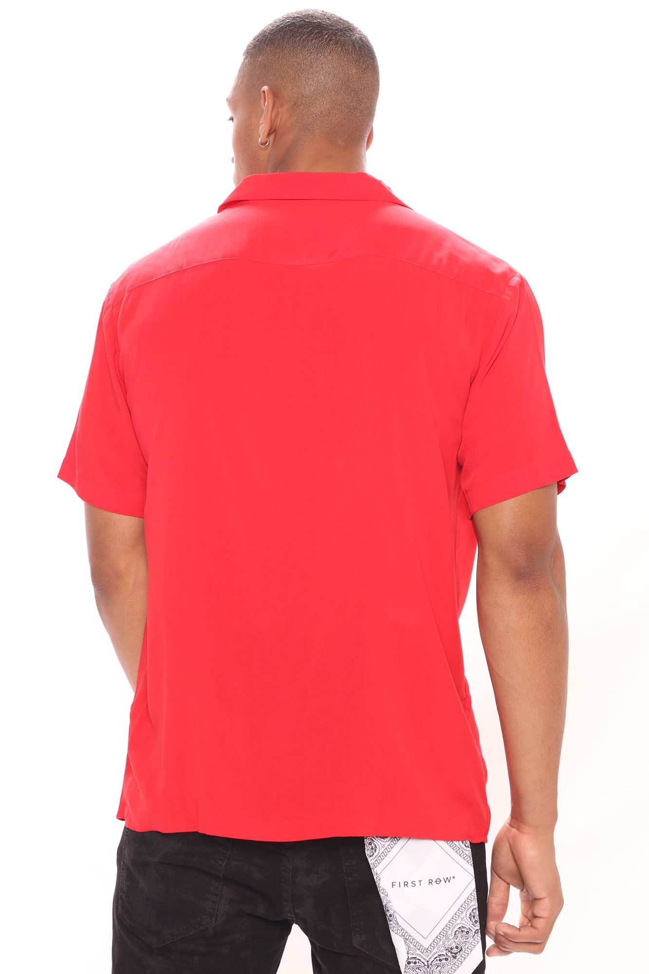 Dawson Short Sleeve Woven Top - Black - HCWP 