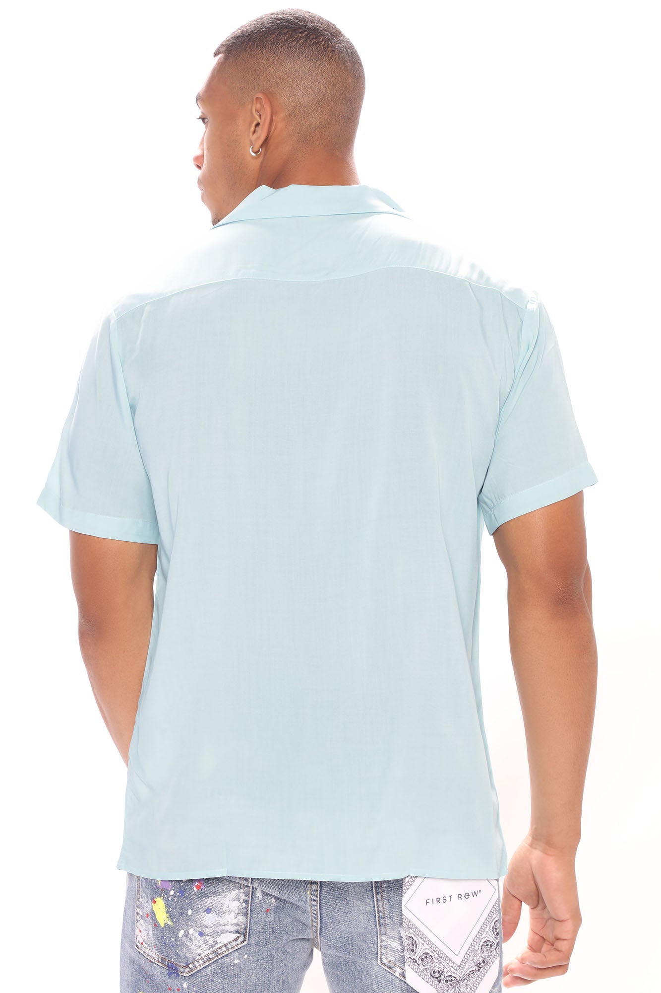 Dawson Short Sleeve Woven Top - Black - HCWP 