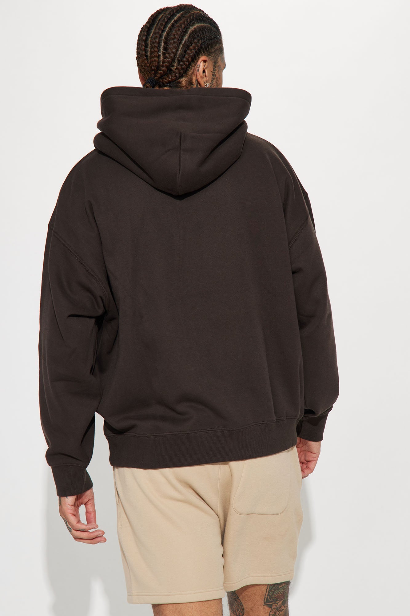 Tyson Oversized Heavyweight Hoodie - Black - HCWP 