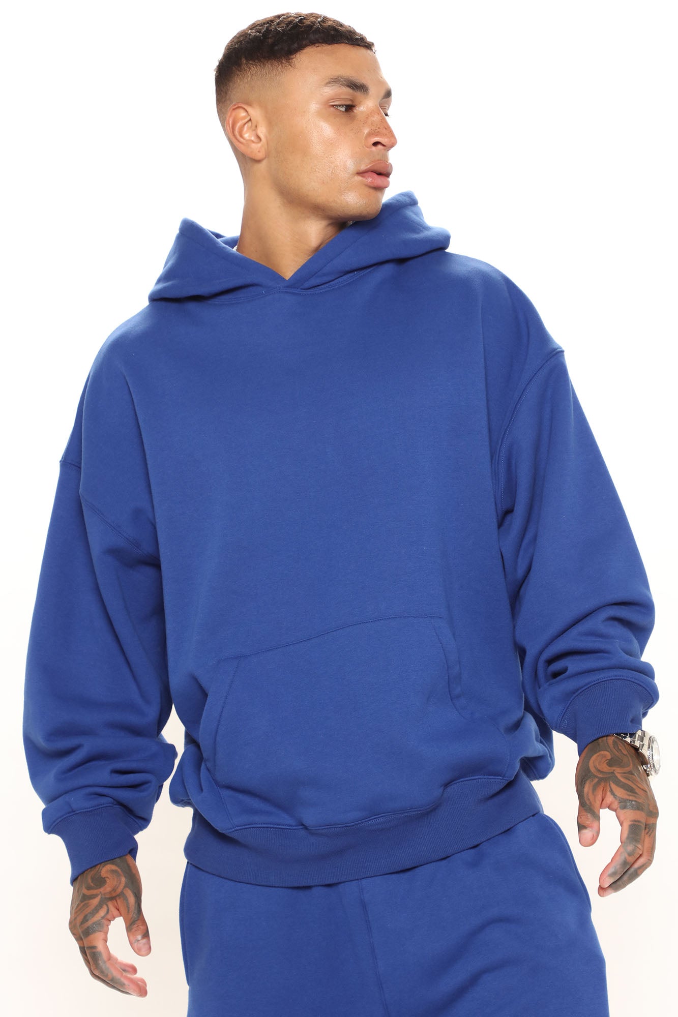 Tyson Oversized Heavyweight Hoodie - Black - HCWP 