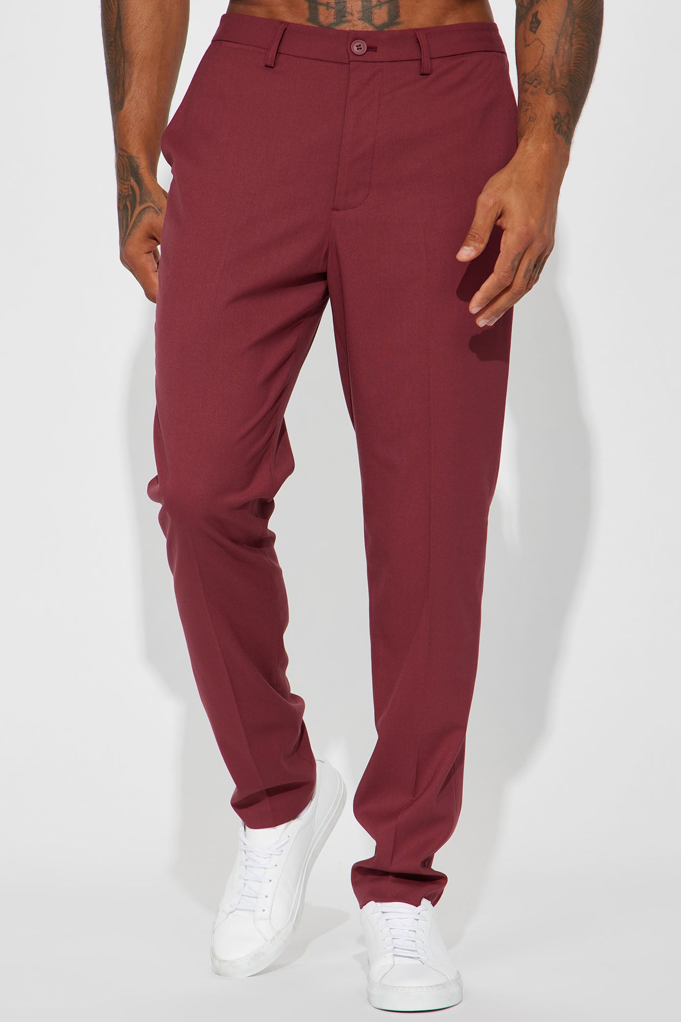 The Modern Stretch Slim Trouser - Mauve - HCWP 