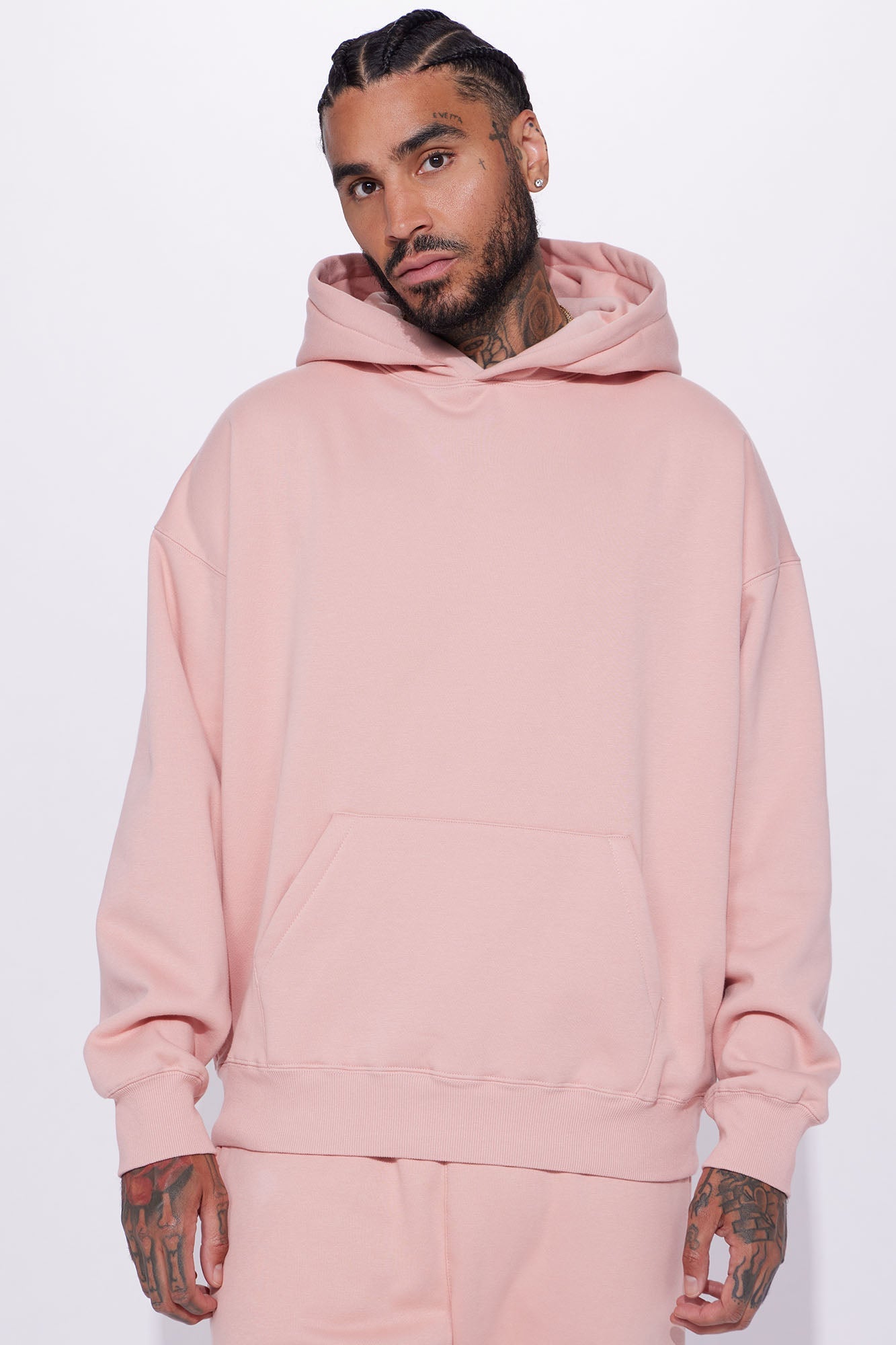 Tyson Oversized Heavyweight Hoodie - Black - HCWP 