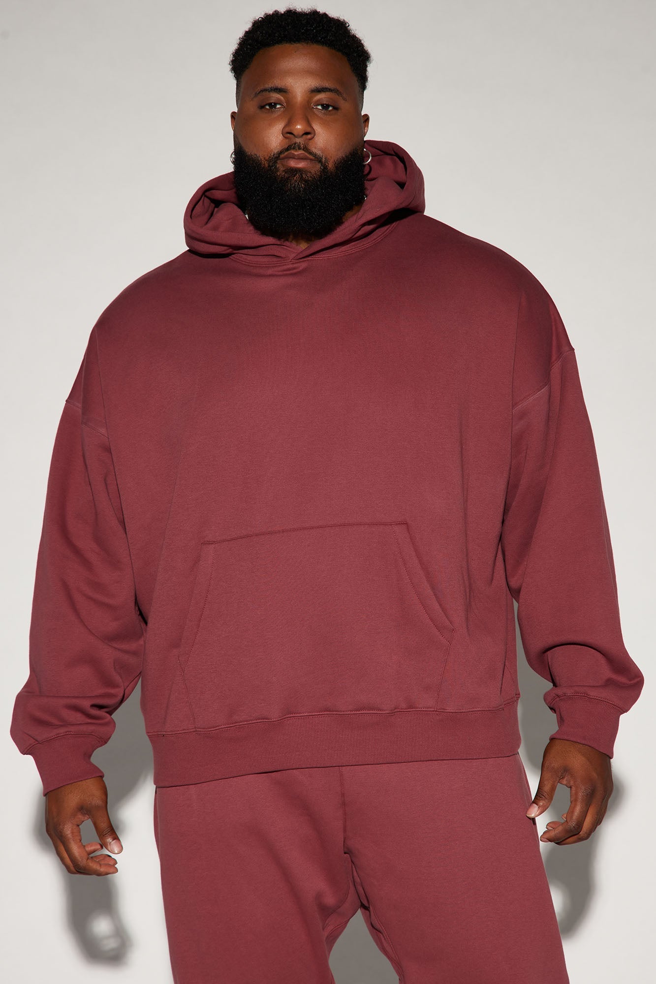 Tyson Oversized Heavyweight Hoodie - Black - HCWP 