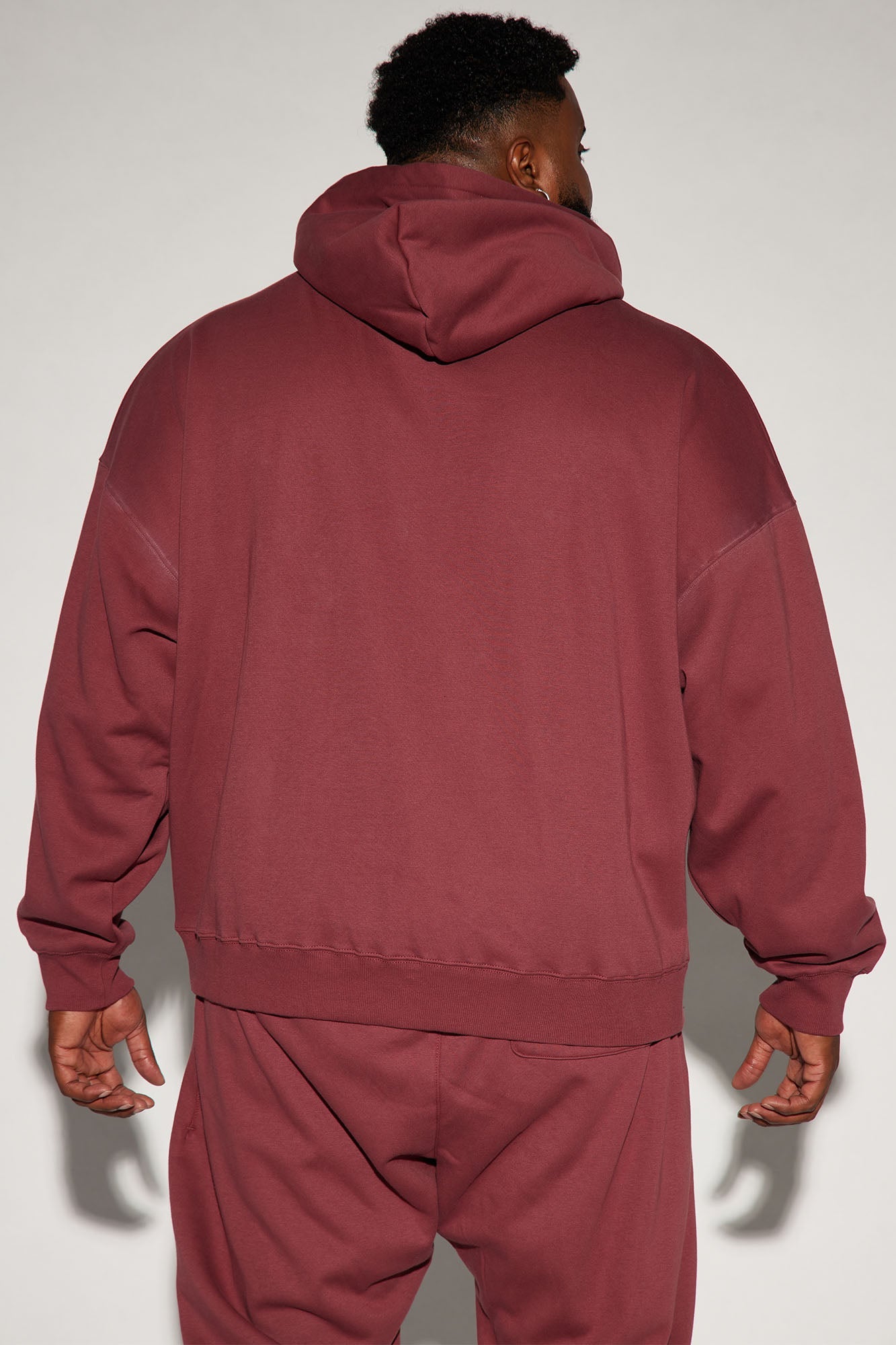 Tyson Oversized Heavyweight Hoodie - Black - HCWP 