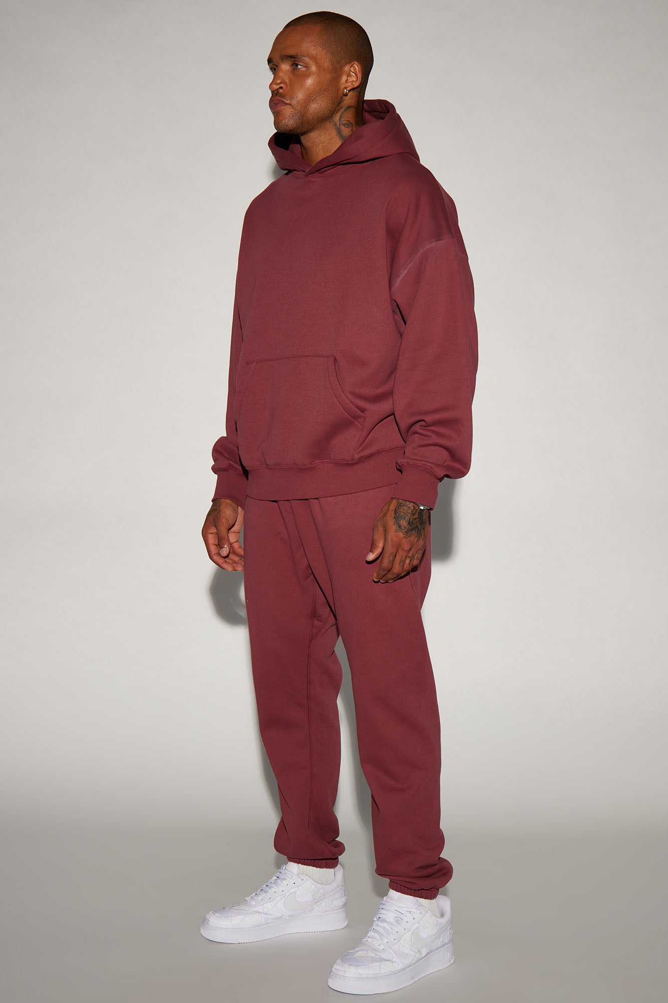 Tyson Oversized Heavyweight Hoodie - Black - HCWP 
