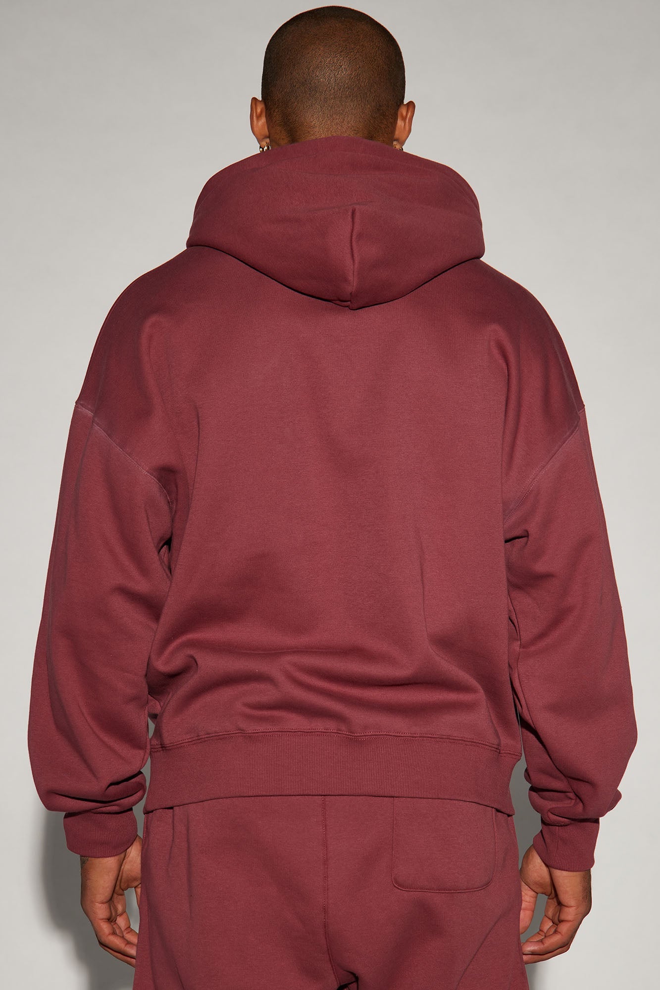 Tyson Oversized Heavyweight Hoodie - Black - HCWP 