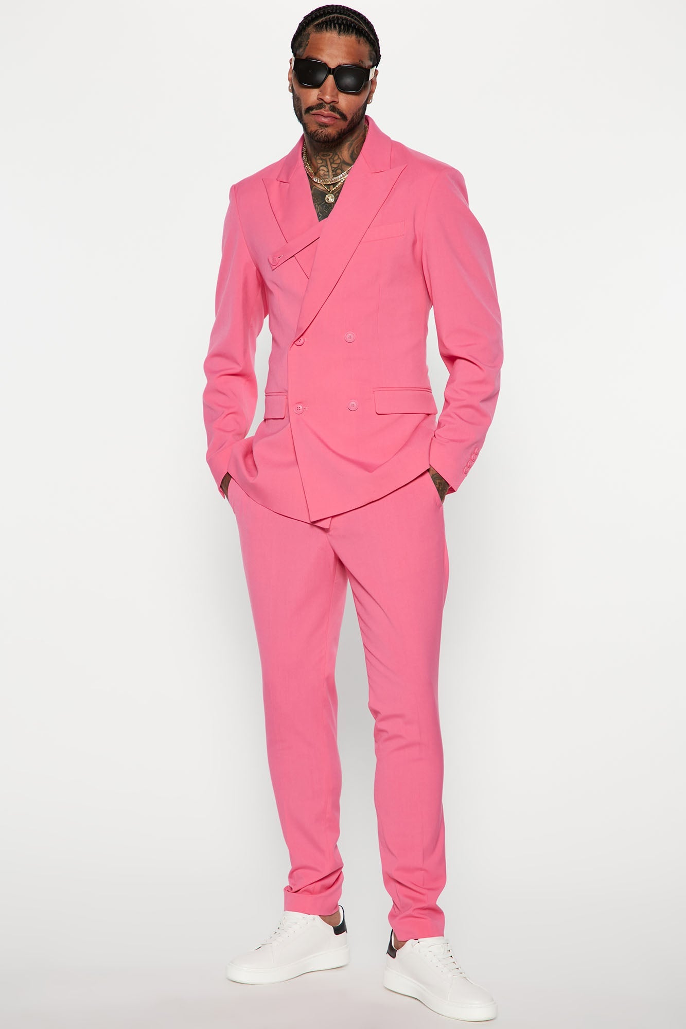 The Modern Stretch Slim Trouser - Mauve - HCWP 
