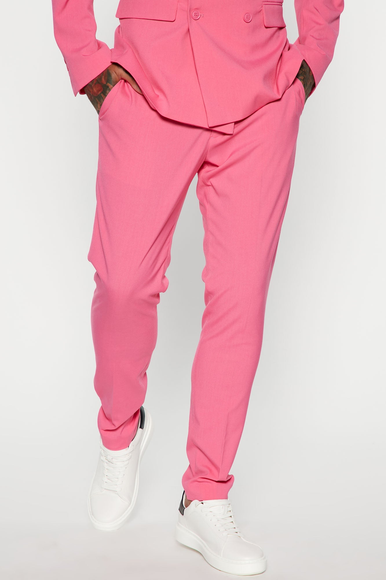 The Modern Stretch Slim Trouser - Mauve - HCWP 
