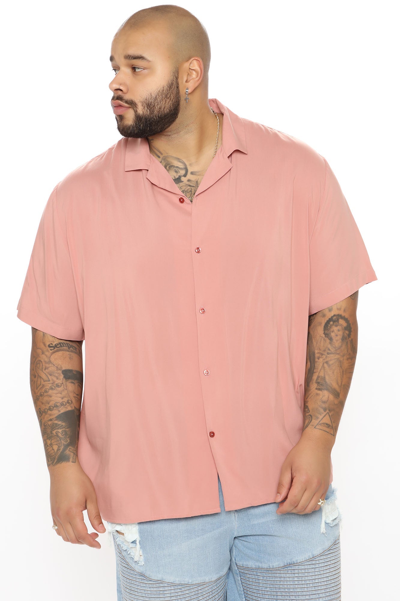 Dawson Short Sleeve Woven Top - Black - HCWP 