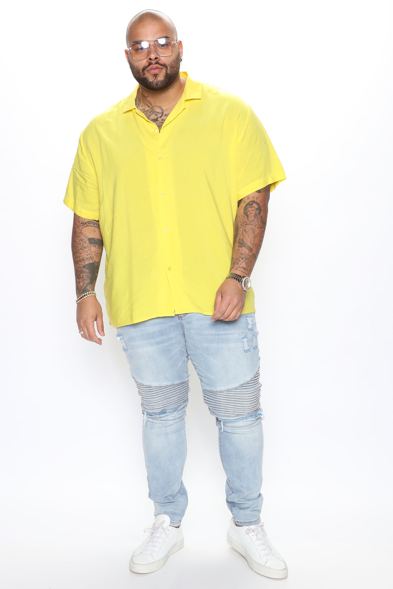 Dawson Short Sleeve Woven Top - Black - HCWP 