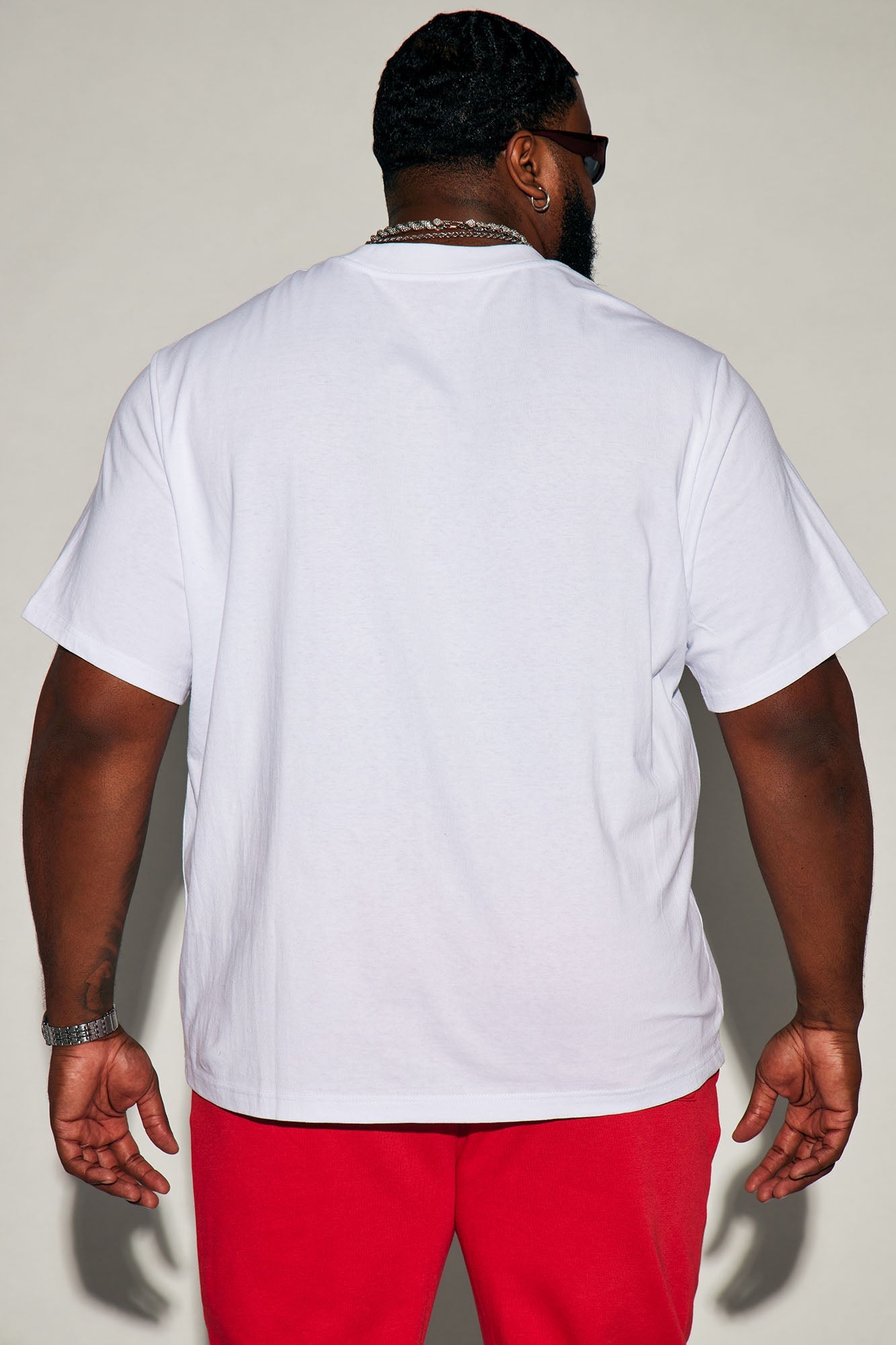 Oversized Heavyweight Short Sleeve Tee - White - HCWP 