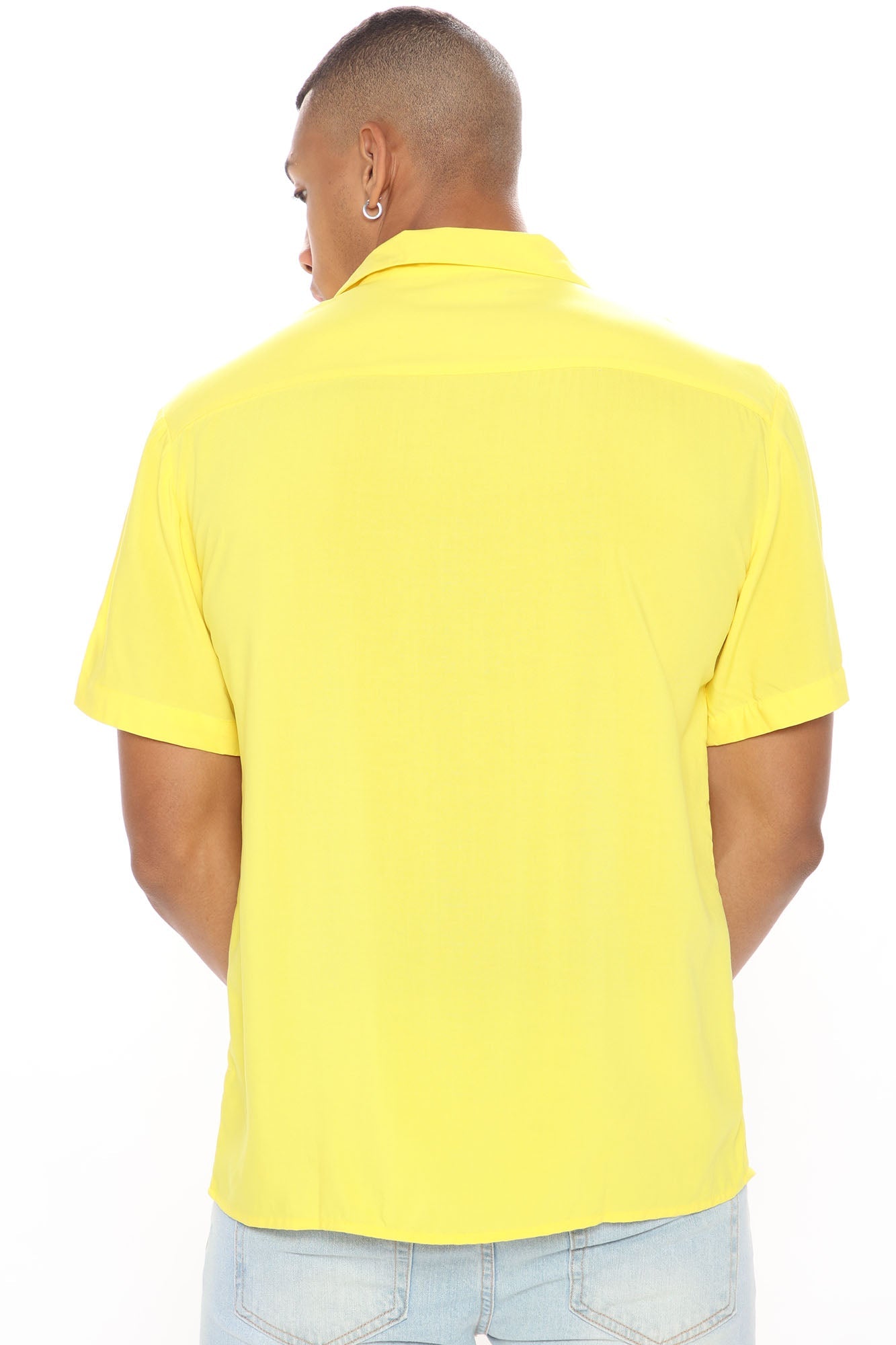 Dawson Short Sleeve Woven Top - Black - HCWP 