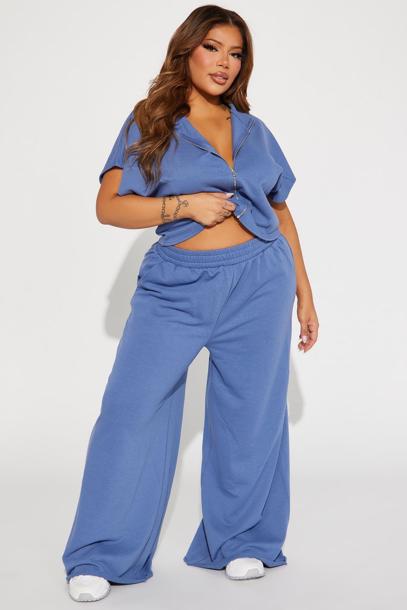 Fair Game Lounge Wide Leg Pant - Black - HCWP 