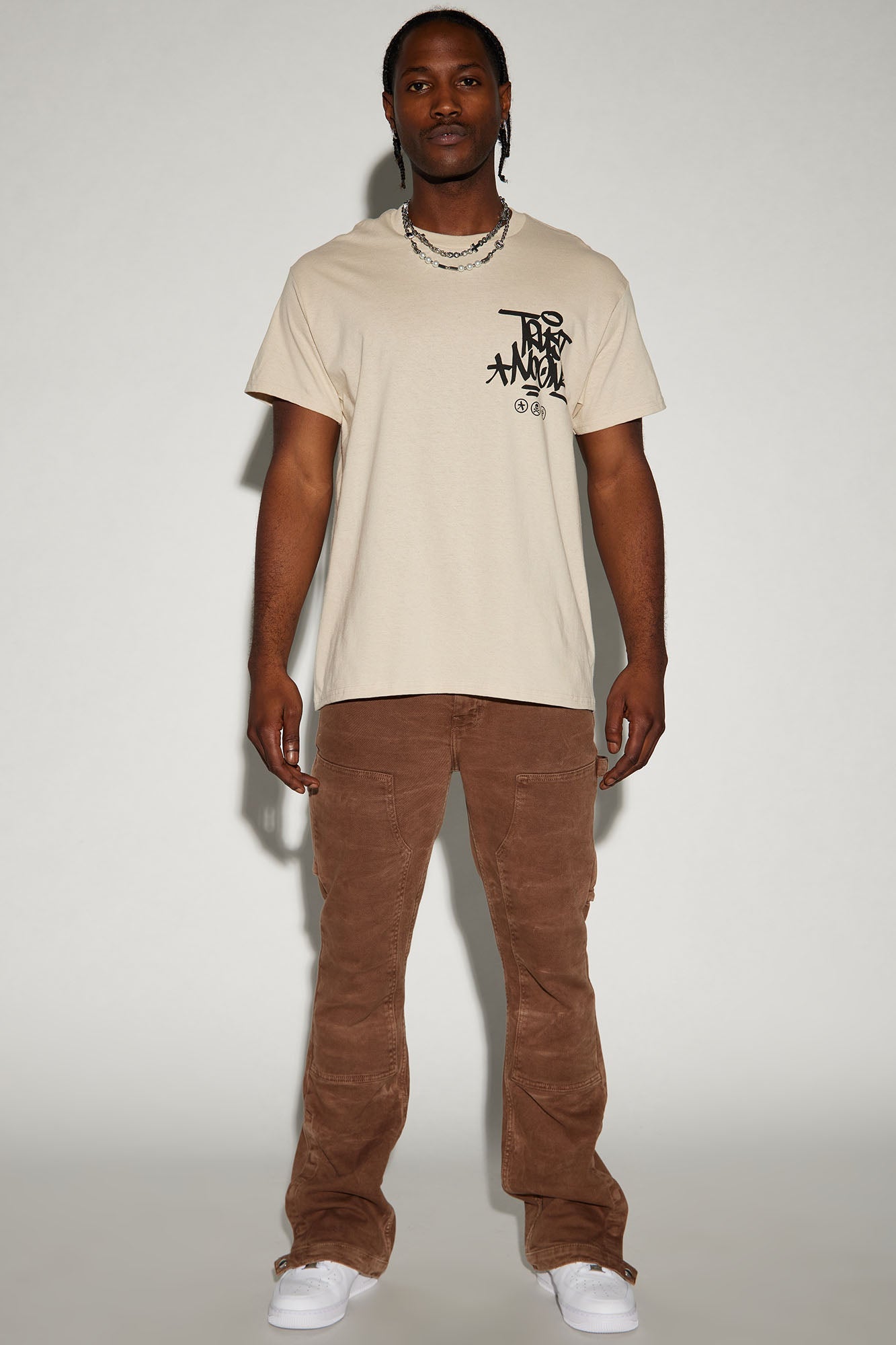 Beware Of Snakes Short Sleeve Tee - Tan - HCWP 
