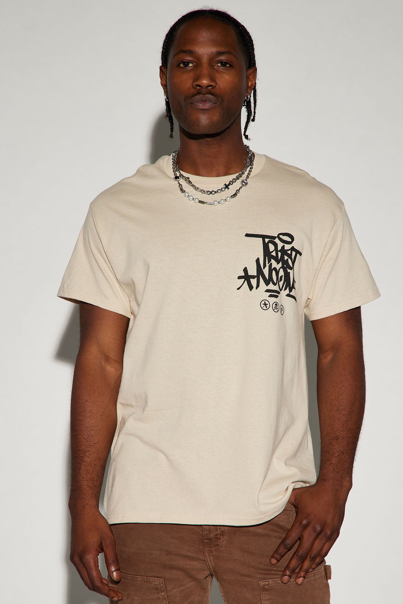 Beware Of Snakes Short Sleeve Tee - Tan - HCWP 
