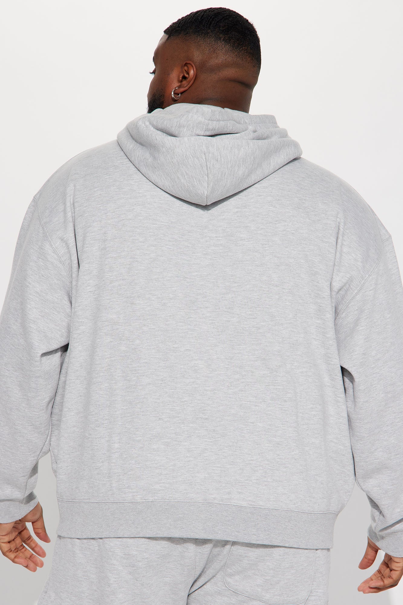 Tyson Oversized Heavyweight Hoodie - Black - HCWP 