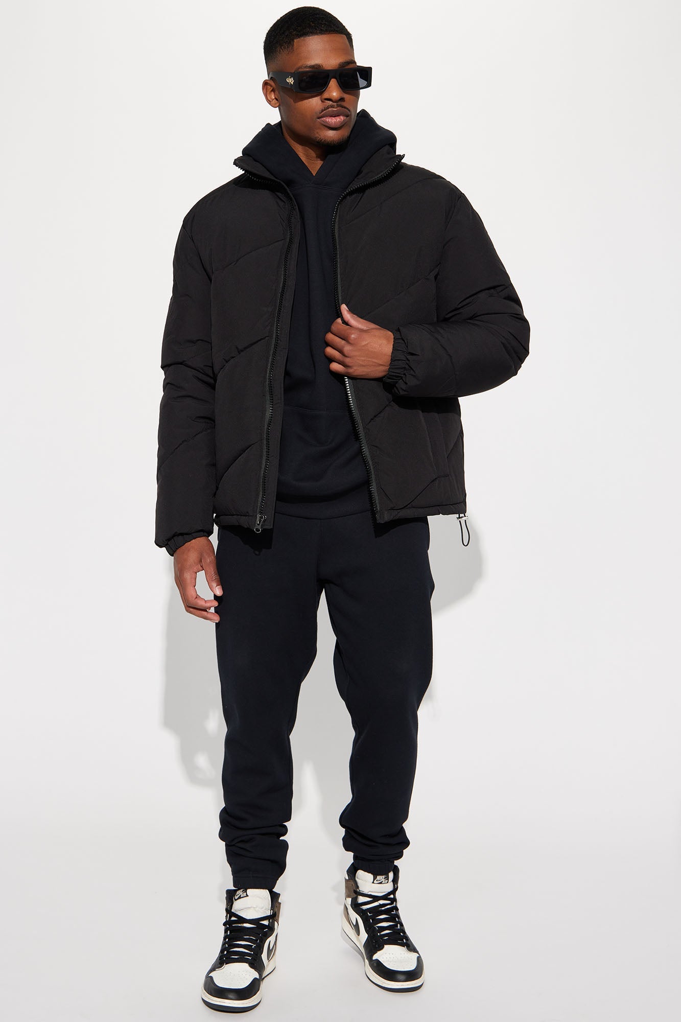 Tyson Oversized Heavyweight Hoodie - Black - HCWP 