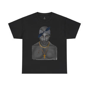 2 Pac T-shirt painted by Oleg Dave