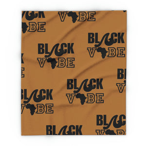 Black Vibe Arctic Fleece Blanket - HCWP 