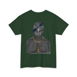 2 Pac T-shirt painted by Oleg Dave