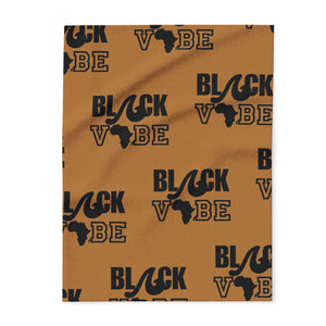 Black Vibe Arctic Fleece Blanket - HCWP 