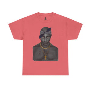 2 Pac T-shirt painted by Oleg Dave