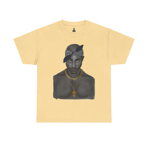 2 Pac T-shirt painted by Oleg Dave