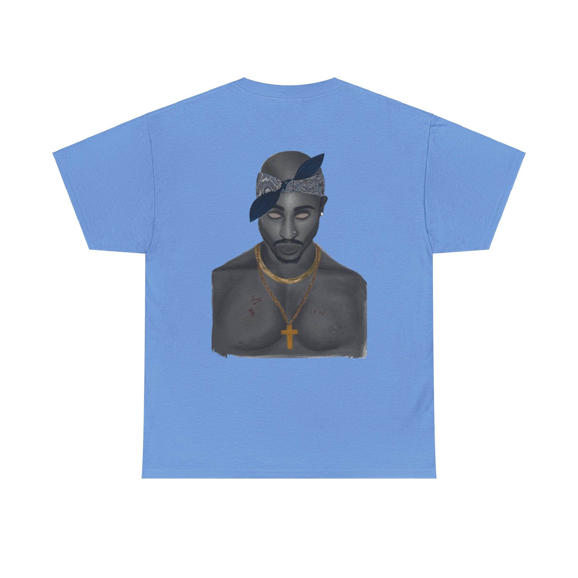2 Pac T-shirt painted by Oleg Dave - HCWP 