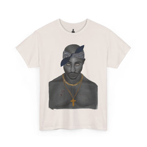 2 Pac T-shirt painted by Oleg Dave