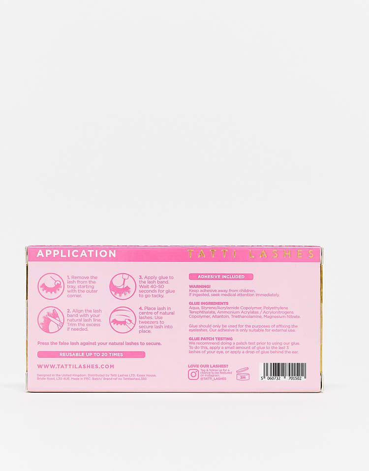 Tatti Lashes x ASOS Exclusive Faux Lash Extension - Miss Popular