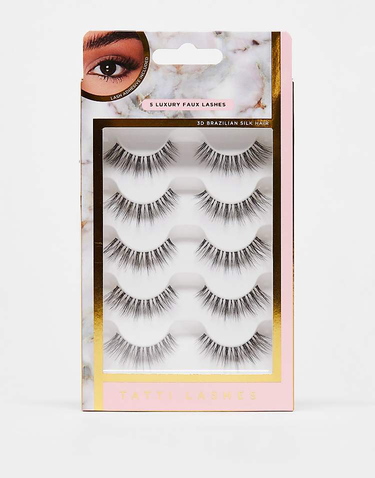 Tatti Lashes 5 Luxury Faux 3D Brazillian Lash