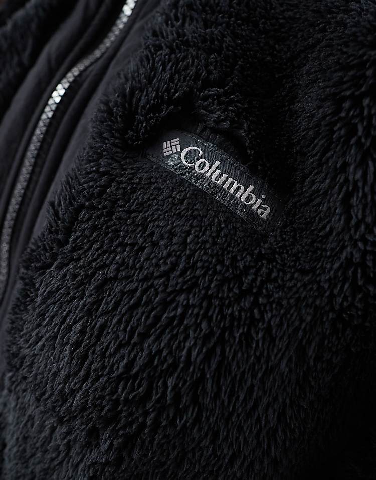 Columbia Boundless Discovery II sherpa full zip fleece in black