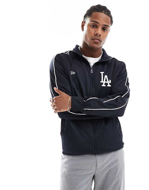 New Era Los Angeles Dodgers track jacket in in navy